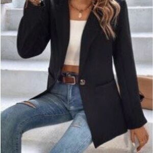 SHEIN Classic Black Blazer